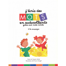 J'écris des mots en autocollants grâce aux mots croisés - A la campagne - Dès 4 ans.