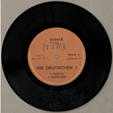 Die Deutschen 1. Disque 4 : leçons 25 à 27, leçons 29 à 31
