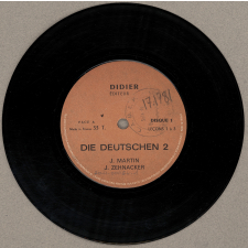 Die Deutschen 2. Disque 1 : leçons 1 à 3, leçons 5 à 7