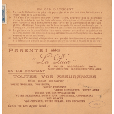 Carte - Assurance scolaire.