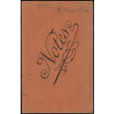 Carnet de comptes d'une pensionnaire. 