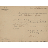 Ecole Polytechnique. Avis d'attribution de bourse. 