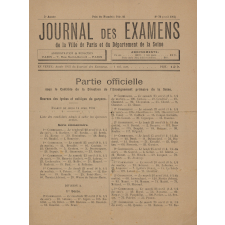 Journal des Examens de la Ville de Paris et du Département de la Seine. 2e année. Avril 1904. Bourses des lycées et collèges de garçons.