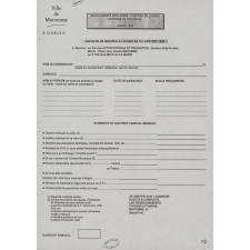 Tarif des repas servis dans les restaurants scolaires de Maromme. 