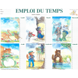 Emploi du temps d'élève. 
