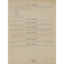 Réglement de l'Oeuvre du trousseau des cantons de Pavilly et Duclair.