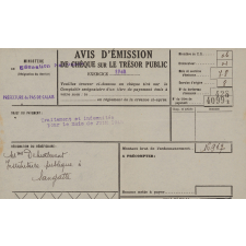 Ensemble de bulletins de salaire. 