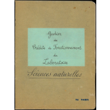 Gestion des crédits de fonctionnement du laboratoire. Sciences naturelles.