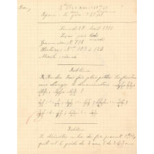 Cahier journalier