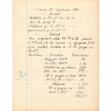 Cahier journalier