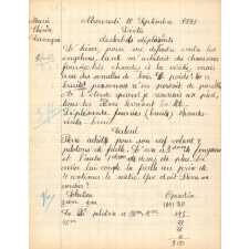 Cahier journalier