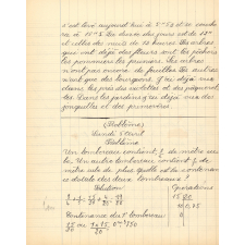 Cahier journalier