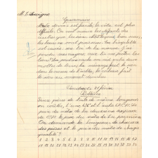 Cahier journalier