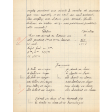 Cahier journalier