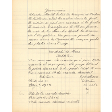 Cahier journalier