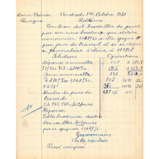 Cahier journalier