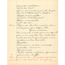 Cahier journalier