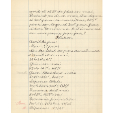 Cahier journalier