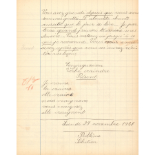 Cahier journalier