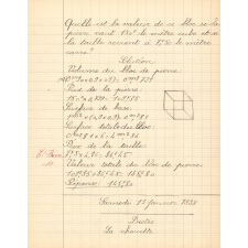 Cahier journalier