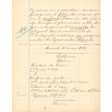 Cahier journalier