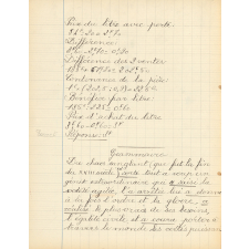 Cahier journalier