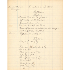 Cahier journalier
