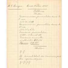 Cahier journalier