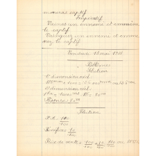 Cahier journalier