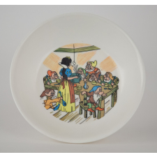 Assiette Blanche-Neige et les sept nains
