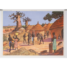 Tableau mural. 11 : la tempête. 12 : dans les pays chauds.
