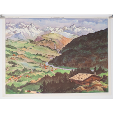 Tableau mural. 21 : la colline. 22 : la montagne jeune. 