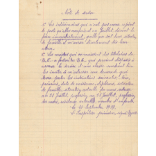Circulaires pour organiser la rentrée de 1939. 