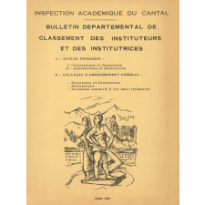 Inspection académique du Cantal. Bulletin départemental de classement des instituteurs et des institutrices.