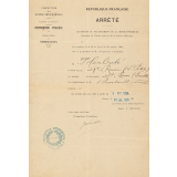 Arrêté de nomination. 
