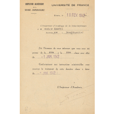 Avis de promotion. 