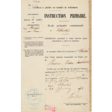 Certificat constatant le temps pendant lequel l'Instituteur a exercé ses fonctions.