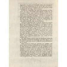 Mémoire Pour les Doyen, Chanoines & Chapitre de l'Eglise Métropolitaine de Rouen. Contre Le Sieur Le Clerc de Beauberon, Prêtre, Chanoine de ladite Eglise; & Professeur de Théologie en l'Université de Caën, Appelant comme d'abus des Délibérations du Chapitre, des 18 Aout 1758 & 22 Juin 1759.