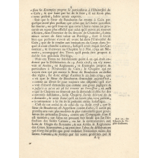 Mémoire Pour les Doyen, Chanoines & Chapitre de l'Eglise Métropolitaine de Rouen. Contre Le Sieur Le Clerc de Beauberon, Prêtre, Chanoine de ladite Eglise; & Professeur de Théologie en l'Université de Caën, Appelant comme d'abus des Délibérations du Chapitre, des 18 Aout 1758 & 22 Juin 1759.