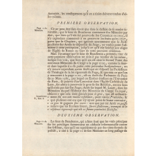 Observations du Chapitre & l'Eglise Métropolitaine de Rouen sur le mémoire du sieur de Beauberon.