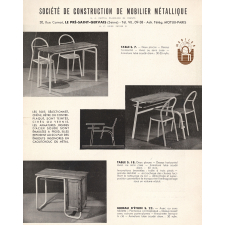 Catalogue de la société de construction de mobilier métallique. [ ]