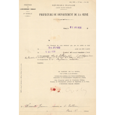 Documents liés à la carrière d'une institutrice. 