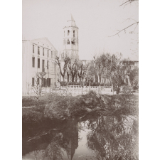 Ecole Normale d'Instituteurs de la Gironde - La mare du jardin.