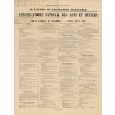Conservatoire National des Arts et Métiers. Cours publics et gratuits.-Année 1938-1939.