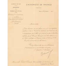 Récompenses d'une institutrice.