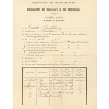 Reclassement des Instituteurs et des Institutrices.