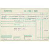Bulletin de paye.