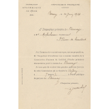 Nomination de M. Mulocheau, Instituteur à Saint-Pierre de Cernières, membre de la commission d'examen du C.E.P.