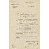 Arrêté de nomination de Melle Grados, Institutrice stagiaire à Broglie.