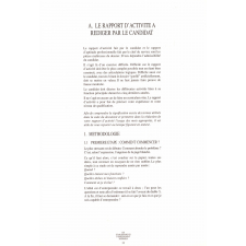Concours I.T.A.R.F. Le rapport d'activité. Les établissements d'enseignement supérieur. Guide pratique.